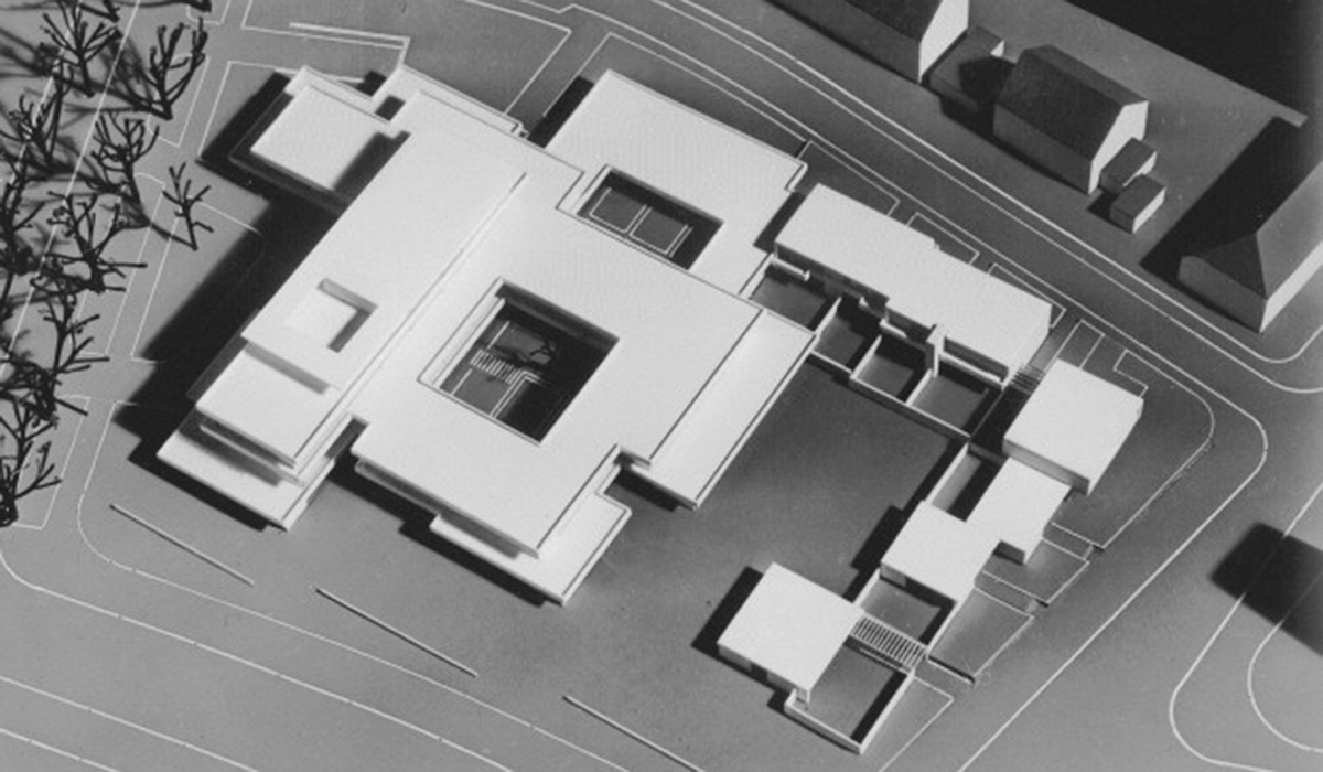 Modell des Stiftungsgebäudes