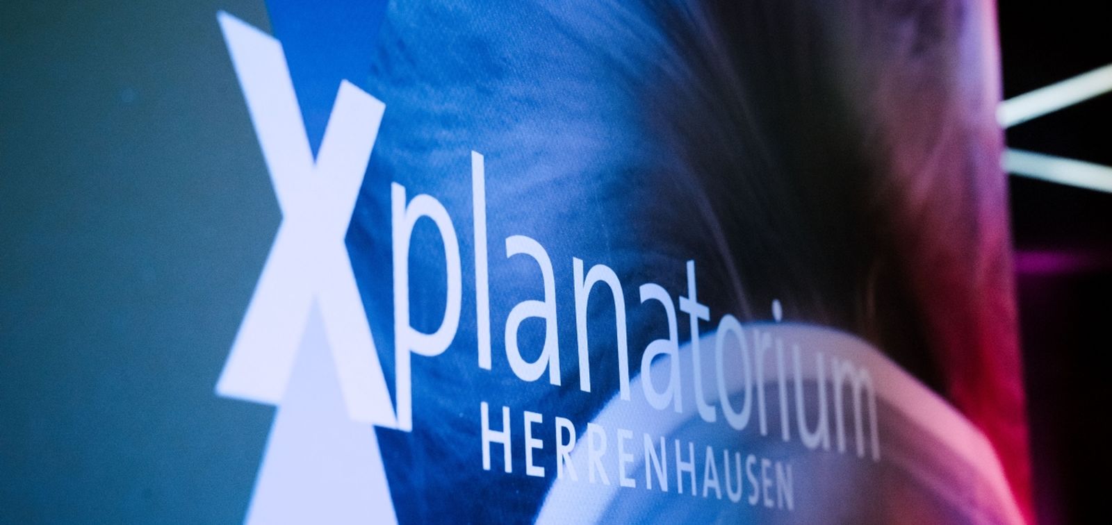 Schriftzug Xplanatorium Herrenhausen