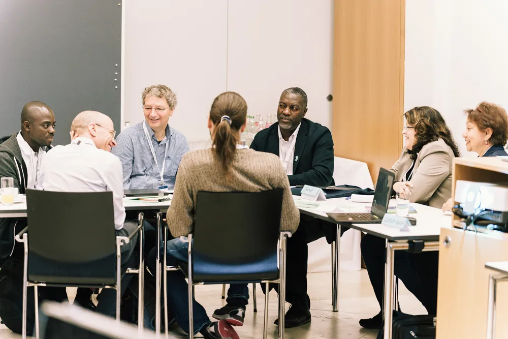 Diskussionsrunde während des Workshops "Data-Science for Human Wellbeing"