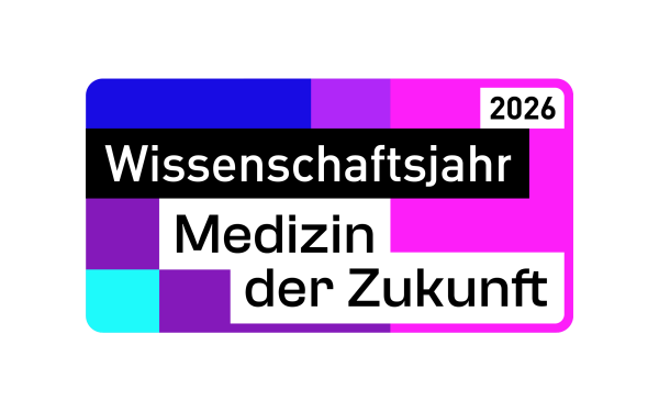 Zu sehen ist das logo des Wissenschaftsjahres 2026. 