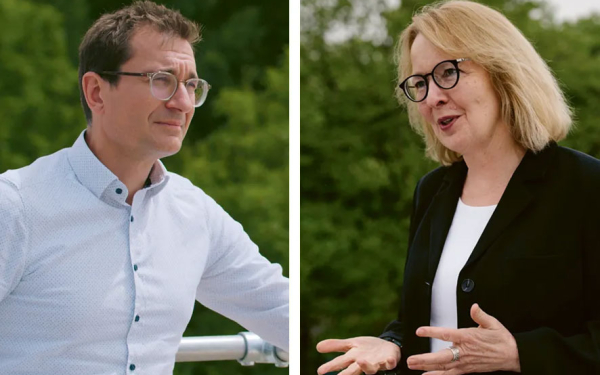 Ein Mann und eine Frau im Portrait