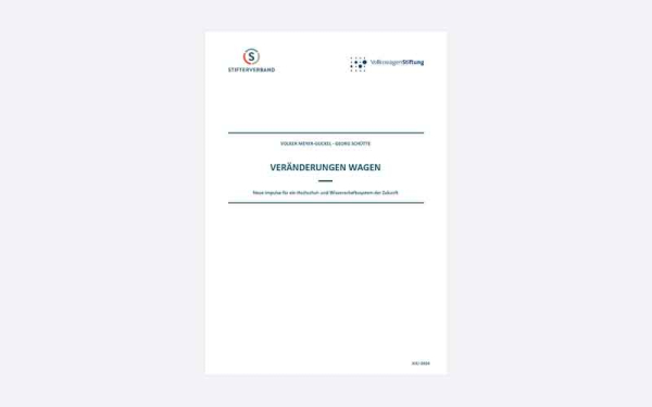 Cover mit Titel "Veränderungen wagen"