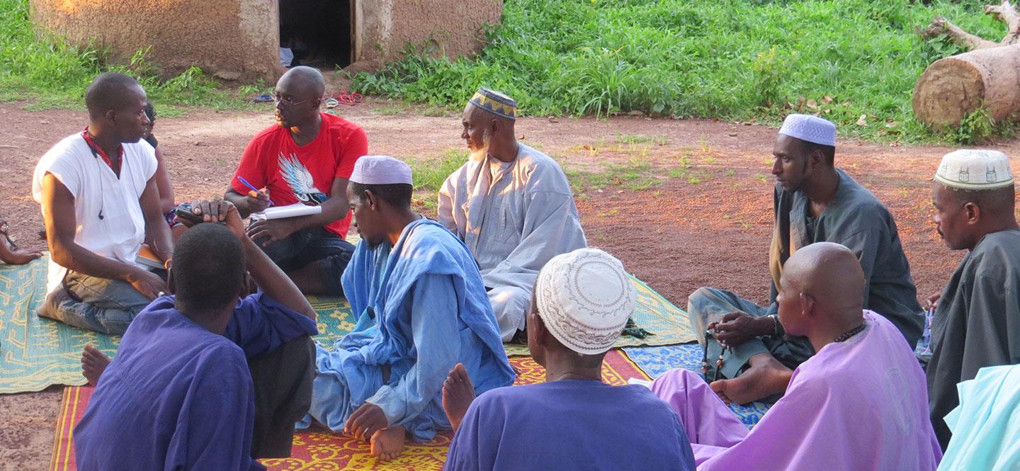 eine Gruppe von Menschen in Afrika