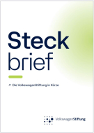 Cover mit Aufdruck "Steckbrief"