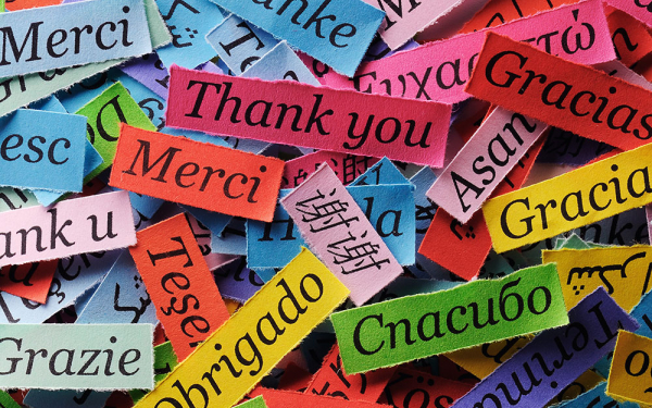 Thank you in many different languages