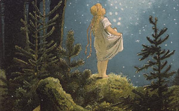 Bild von der Figur Sterntaler.