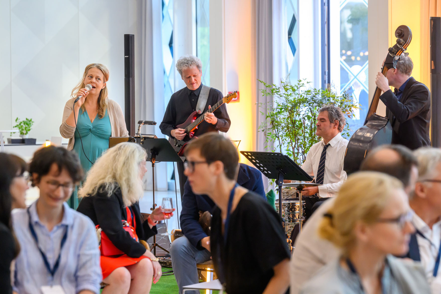 Publikum und Band