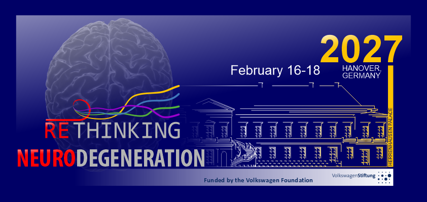 Konferenz-Logo mit Titel Rethinking neurodegeneration 2027
