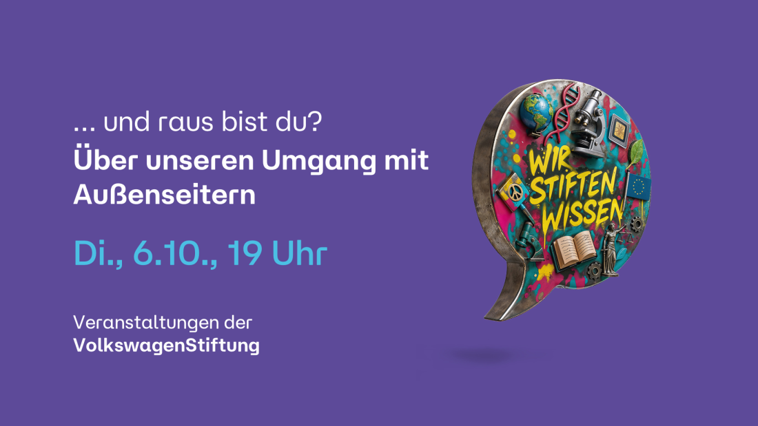 Titelfolie "Über unseren Umgang mit Außenseitern"